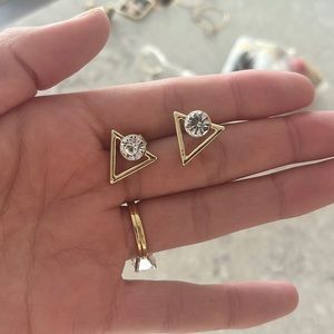 Triangle earrings